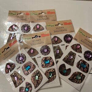 Stickers Bundle 0 Six Packs Jewel and Gem Craft Stickers Crafter’s Square New